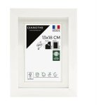 Ceanothe - cadre photo blanc 13x18 cm et 18x13 cm, passe - partout int�gr� ? convient au a6 et carte ...