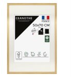 Cadre photo bois naturel 50x70 cm et 70x50 cm, passe - partout int�gr� ? convient au a2 et affiche poster ...