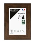 Cadre photo marron 10x15 cm et 15x10 cm - convient au a6 ? cadre pour photo 10x15 cm, affiche ou poster ...