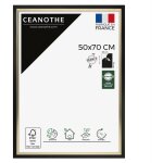 Ceanothe - cadre photo noir et dor - cadre pour photo 50x70 cm et 70x50 cm convient au a2 et affiche ...