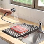 Cecipa robinet cuisine mitigeur evier avec douchette extractible 2 jets au choix en cuivre chorm� eau ...