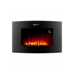 Cheminée murale électrique décorative cecotec ready warm 3550 curved flames connected noir 1000 - 2000 ... Cheminée murale électrique décorative cecotec ready warm 3550 curved flames connected noir 1000 - 2000 ...
