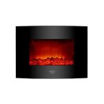 Cheminée murale électrique décorative cecotec warm 2200 curved flames 1000 - 2000 w Cheminée murale électrique décorative cecotec warm 2200 curved flames 1000 - 2000 w