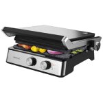 Cecotec rock'ngrill blaze grill �lectrique. 2400w, rev�tement rockstone, nettoyage facile, ouverture ...