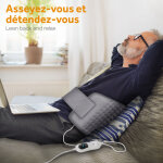 Ceinture lombaire chauffante gris ceinture thermique electrique contre le mal de dos & sciatique 3 niveaux ... Ceinture lombaire chauffante gris ceinture thermique electrique contre le mal de dos & sciatique 3 niveaux ...