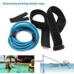 Ceinture de r�sistance � la natation r�glable de 4m, corde �lastique de haute qualit�, piscine, bande ...