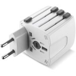 Cellularline wta adaptateur prise d'alimentation universel blanc