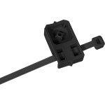 Celo - embase clouable noire avec collier serrage lat�ral tbbl pr� - mont� - boite de 200 94tbbl