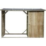 Cmonjardin - abri bches oslo avec rangement - 4 stres