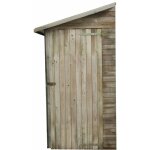 Abri de rangement adoss� en bois 2, 63 m� elisa