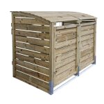 C�monjardin - cache poubelle manille double