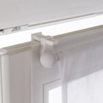 Lot de 2 supports autoserrant barre de vitrage, 10 mm transparent brut - centrale brico