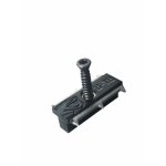 Centrale brico - lot de 95 clips + 5 clips d�part / fin pour lames luxia bois alu, 4 m�