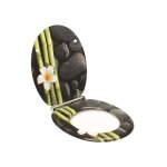 Centrale brico - abattant frein de chute dclipsable bois moul plaqu zen orchide