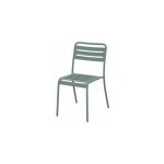 Centrale brico - chaise de jardin en acier caf� agave