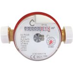 Centrale brico - compteur jet unique eau chaude calibre 15 double mle 20 / 27