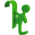 Centrale brico - crochet pour s�che serviette deco vert tube rond