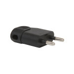 Debflex - fiche male 2p 6a laterale portefeuille noir - 713670