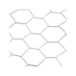 Grillage pour animaux triple torsion gris, h. 0. 5 x l. 3 m, maille h. 40 x l. 40 mm - centrale brico ...