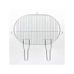 Grille simple acier - 51x33 manche bois - centrale brico
