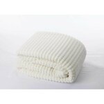 Plaid 3d sherpa, écru l. 130 x l. 170 cm - centrale brico Plaid 3d sherpa, écru l. 130 x l. 170 cm - centrale brico