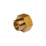 Mamelon � visser laiton m 20 x 27 pour tube en cuivre - quick plomberie