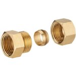 Raccord femelle bicone laiton 20x27 d14 etanche