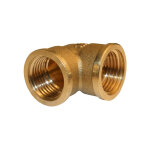 Quick plomberie - raccord coud laiton  visser laiton f 26 x 34 pour tube en cuivre