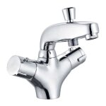 Centrale brico - rousseau robinet mitigeur thermostatique baignoire et douche volga 2 - monotrou Centrale brico - rousseau robinet mitigeur thermostatique baignoire et douche volga 2 - monotrou