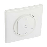 Commande centralis�e sans fils volets c�liane with netatmo - plaque blanc (199165)