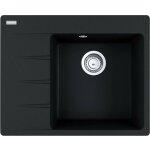 Franke - centro - �vier en fragranite cng 611 - 62 tl / 7, 62x50 cm, onyx 114. 0637. 492