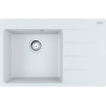 Franke - centro - Évier en fragranite cng 611 - 78 tl / 2, 78x50 cm, blanc - glace 114. 0637. 512 Franke - centro - Évier en fragranite cng 611 - 78 tl / 2, 78x50 cm, blanc - glace 114. 0637. 512