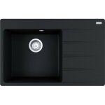 Franke - centro - Évier en fragranite cng 611 - 78 tl / 2, 78x50 cm, onyx 114. 0637. 517 Franke - centro - Évier en fragranite cng 611 - 78 tl / 2, 78x50 cm, onyx 114. 0637. 517
