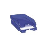 Corbeille � courrier cep pro happy bleu translucide