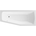 Aqualine - cramique - baignoire opava 170x70x44 cm, droite, blanche a1771