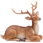 Cerf couch� en r�sine