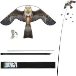 Cerf - volant anti - oiseaux - �pouvantail � oiseaux extensible - dragon faucon volant - pour oiseaux ...