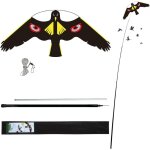 Cerf - volant r�pulsif oiseaux - �pouvantail r�tractable - dragon faucon volant - oiseaux pour jardin ...