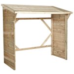 Cerland - abri - b�che en bois 203 x 114, 5 x 221 cm memphis