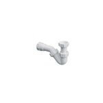 Cersanit accessoires - siphon de bidet, blanc k97 - 114