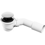 Cersanit - crea - garniture de vidage de baignoire, clickclack, chrome s904 - 010