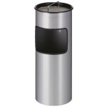 Certeo - frankel kaiserkraft, combiné cendrier - poubelle, capacité 30 l, Certeo - frankel kaiserkraft, combiné cendrier - poubelle, capacité 30 l,