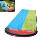 Cesieclefou - toboggan aquatique pour enfants avec planche de surf, toboggan aquatique double requin ...