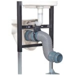 Ceta - pipe souple extensible 320 � 670mm multibati pour wc suspendu �100 / 110mm avec manchon ajustement ...