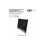 Cgv - antenne d'intérieur tnt uhf / vhf, tv, radio, filtre 4g an curve ce red 700 extra plate amplifiée ... Cgv - antenne d'intérieur tnt uhf / vhf, tv, radio, filtre 4g an curve ce red 700 extra plate amplifiée ...