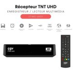 Cgv - r�cepteur tnt uhd dvbt2 etimouhd1 ? enregistreur et lecteur multim�dia haute d�finition ? performance ...