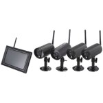 Chacon - kit de 4 caméras sans fil avec écran tactile 1080p Chacon - kit de 4 caméras sans fil avec écran tactile 1080p