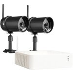 Kit de vidéosurveillance dvr 2 caméras sans fil - ip66 chacon Kit de vidéosurveillance dvr 2 caméras sans fil - ip66 chacon