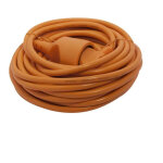 Rallonge electrique 12 m ho5vvf 3x1, 5 mm2 orange - chacon