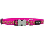 Chadog - collier chien red dingo fantaisie rose motifs étoiles taille : t1 Chadog - collier chien red dingo fantaisie rose motifs étoiles taille : t1